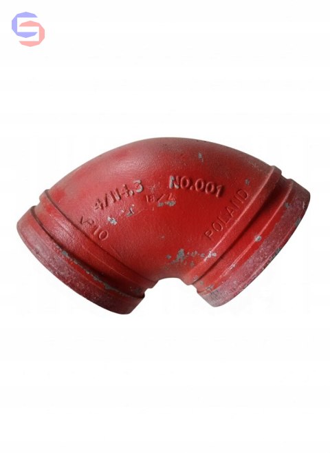 Victaulic FireLock 001 Kolano 90° Ocynk DN100 114,3mm Żeliwo