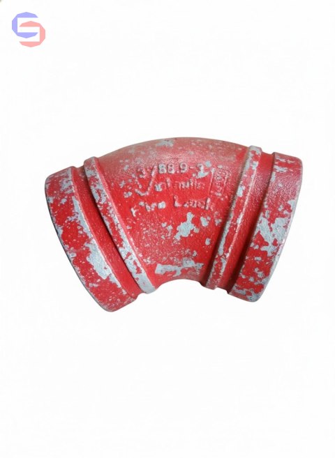 Victaulic FireLock 003 Kolano 45° Ocynk DN80 88,9mm Żeliwo