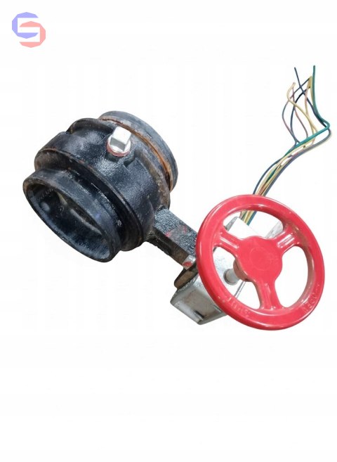 Victaulic Style 705 Przepustnica DN100 114.3mm Żeliwo Malowana