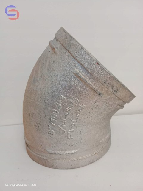 Victaulic FireLock 003 Kolano 45° Ocynk DN150 168,3mm Żeliwo