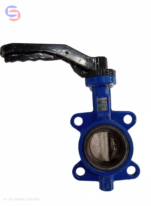 Zetkama 497B Przepustnica międzykołnierzowa żeliwna DN65 PN16