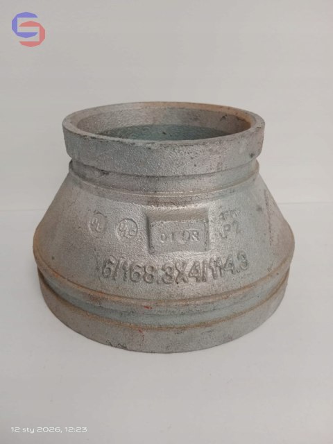 Victaulic NO 50 Redukcja 168,3x114,3mm Żeliwo Ocynk