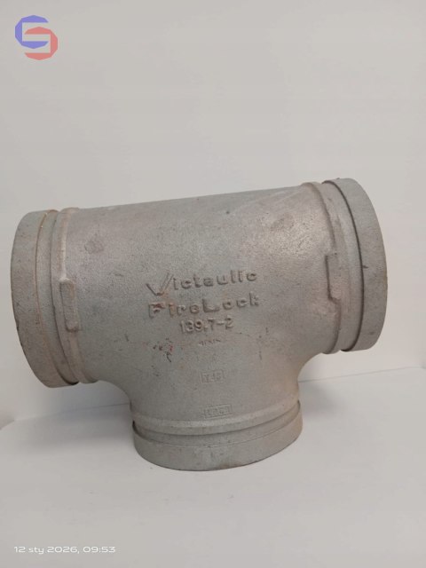 Victaulic FireLock 002 Trójnik Równoprzelotowy DN125 139,7mm Ocynkowany Żeliwo