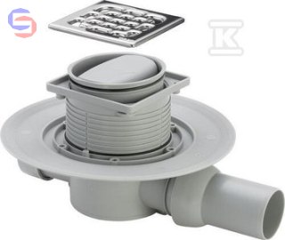 VIEGA ADVANTIX Odpływ Łazienkowy Kratka Kompletny Zestaw DN 50 Stal Szlachetna