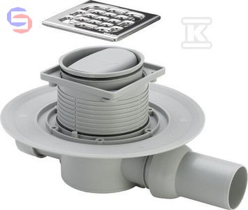 VIEGA ADVANTIX Odpływ Łazienkowy Kratka Kompletny Zestaw DN 50 Stal Szlachetna