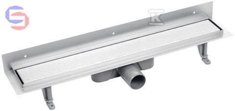 LAVEO BASSO Odpływ liniowy przyścienny 100 cm stal nierdzewna