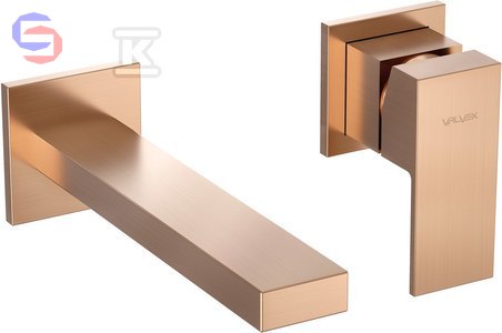 VALVEX ARS SATIN Copper Bateria umywalkowa podtynkowa 0,29x0,11x0,19m