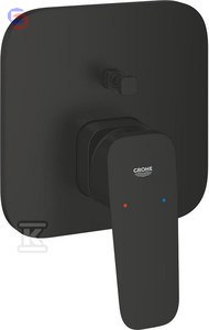 GROHE CUBEO Bateria prysznicowa jednouchwytowa matte black 0,25x0,18x0,2m