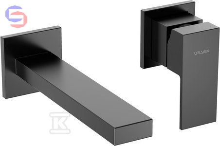 VALVEX ARS BLACK Bateria umywalkowa podtynkowa 0,29x0,11x0,19m