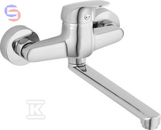 FERRO FERRO ONE Bateria zlewozmywakowa ścienna chrom 0,1x0,15x0,21m