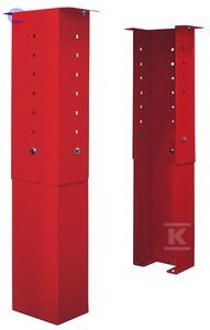 SUPRON3 Podstawa regulowana 500-800x245mm ocynk RAL3000