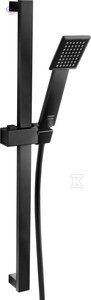 FERRO SINUS Zestaw natryskowy przesuwny 1-funkcyjny czarny N170BL-B