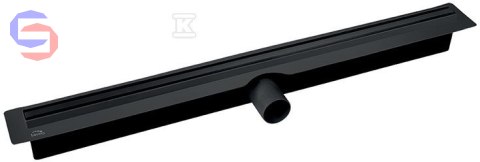 SLIM ODPŁYW LINIOWY 90 CM CZARNY LAVEO