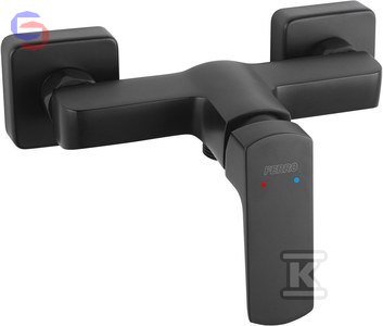 FERRO VITTO VL Bateria natryskowa czarna 0,09x0,15x0,21m 1,04kg