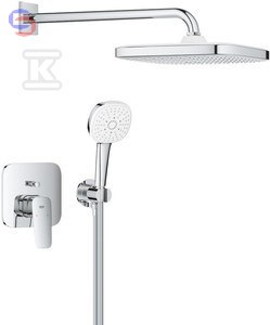 GROHE CUBEO Zestaw prysznicowy podtynkowy Tempesta 250 chrom 9,5 l/min