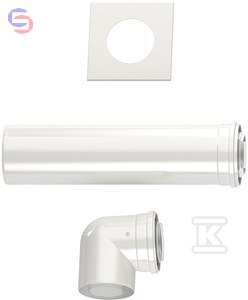 BOSCH Zestaw koncentryczny szacht O80/125 PP 0,27x0,27x0,51m 1,95kg