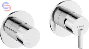 DEANTE SILIA Bateria prysznicowa podtynkowa chrom z przełącznikiem 0,105x0,185x0,215m