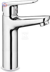 DEANTE BORO Bateria umywalkowa chrom podwyższony korpus 0,31m