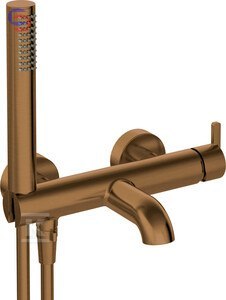 DEANTE SILIA Bateria wannowa brąz szczotkowany z kompletem natryskowym