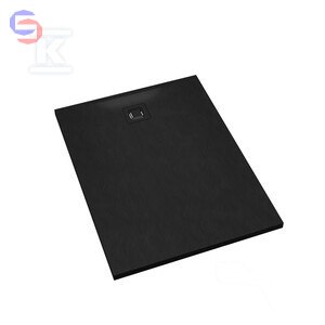 SCHEDPOL ONNLINE Black Stone Brodzik kompozytowy 90x100x3,5 cm