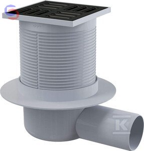 DEANTE Odpływ punktowy Nero 105x105 mm KOS_N01C