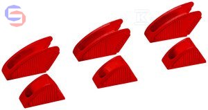 KNIPEX 86 09 300 V01 Nakładki ochronne na szczęki 3 pary