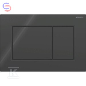 Geberit Sigma01 Przycisk uruchamiający czarny prostokątny 0,05x0,17x0,3m