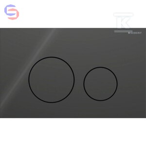 Geberit Sigma40 Przycisk uruchamiający czarne szkło 0,19x0,33m