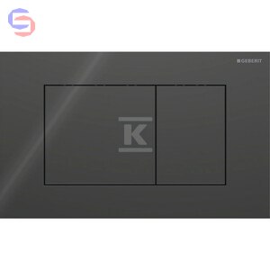 Geberit Sigma40 Przycisk uruchamiający szkło czarne 0,19x0,33m