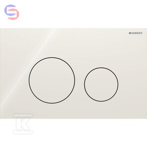 Geberit Sigma40 Przycisk uruchamiający przedni szkło sand grey 0,05x0,19x0,33m