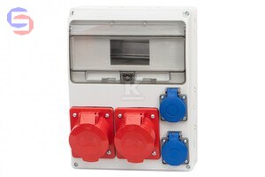 ONNLINE LAGO 11M Rozdzielnica 2x230V 16A 32A IP44 POWER