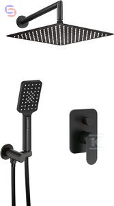 DEANTE ALPINIA Zestaw podtynkowy nero z głowicą natryskową NAC_N9LP 0,19x0,43x0,33m 4,45kg