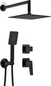 DEANTE BLUR Zestaw podtynkowy nero z głowicą natryskową 0,2x0,34x0,48m 4,4kg