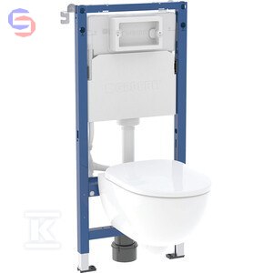 Geberit Duofix Basic Selnova Premium Stelaż podtynkowy 0,59x0,53x1,14m 37,33kg