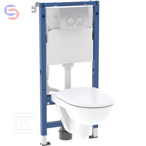 Geberit Duofix Basic Delta25 Zestaw stelażowy 0,59x0,53x1,14m 36,1kg