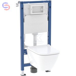 Geberit Duofix Basic Smyle Square Stelaż podtynkowy 0,53x0,4x1,14m 37,5kg