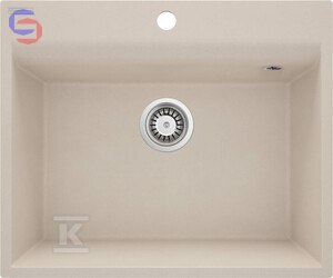 ZLEWO.GRA.CO.BE.1-KO.600X500X216 MM + OS DEANTE