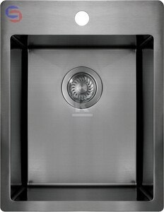 DEANTE OLFATO Precious Titanium Zlewozmywak stalowy 1-komorowy 390x505x200 mm