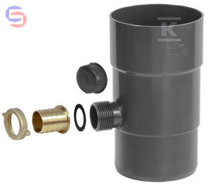 KACZMAREK Łapacz Wody Deszczowej PVC 100 Grafit RAL7016 270x293x394mm