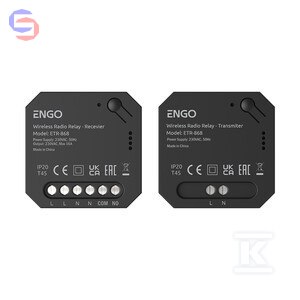ENGO Przekaźnik bezprzewodowy EngoLink ETR-868MHz 230V
