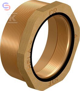 UPONOR WIPEX Redukcja mosiężna PN6 GZ5"xGW4" 2,04kg