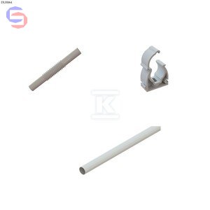 ONNLINE RL-18 Rura PCV 18mm 3m + uchwyt + złączka biała