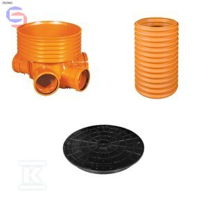 KACZMAREK DIAMIR DN/ID 425 KORUGOWANA Studnia Zestaw 2,5x0,48x0,65m 23,45kg