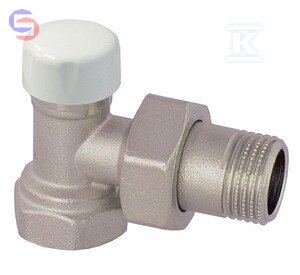 OVENTROP COMBI Zawór powrotny kątowy DN15 1/2 niklowany