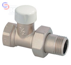 OVENTROP COMBI Zawór powrotny DN15 1/2 prosty niklowany