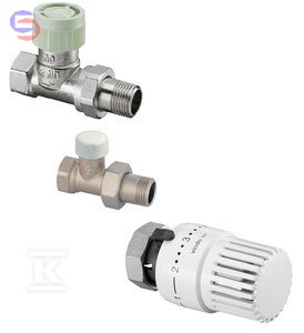 OVENTROP VINDO TH Zestaw termostatyczny DN15 0-28°C