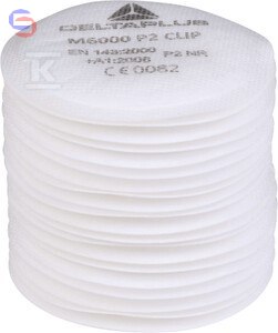 DELTA PLUS M6000REFP2CL Wkłady Filtrujące P2 do Masek Oddechowych (20 szt.)