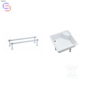 SCHEDPOL Doris Brodzik akrylowy 90x90x28 cm + stelaż