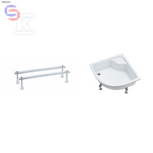 SCHEDPOL Doris R55 Brodzik akrylowy 90x90x28 cm + stelaż