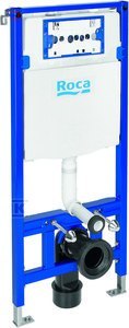 ROCA DUPLO ONE Stelaż WC podtynkowy 0,43x0,49x1,11m czarny mat